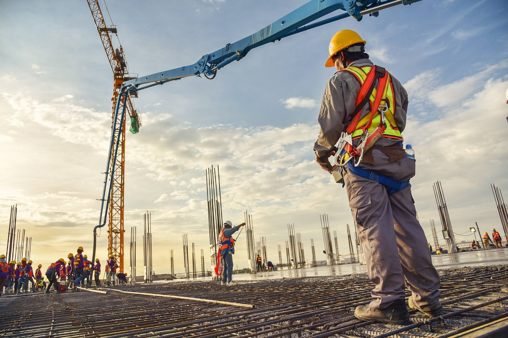 Illustrative engineering and construction image